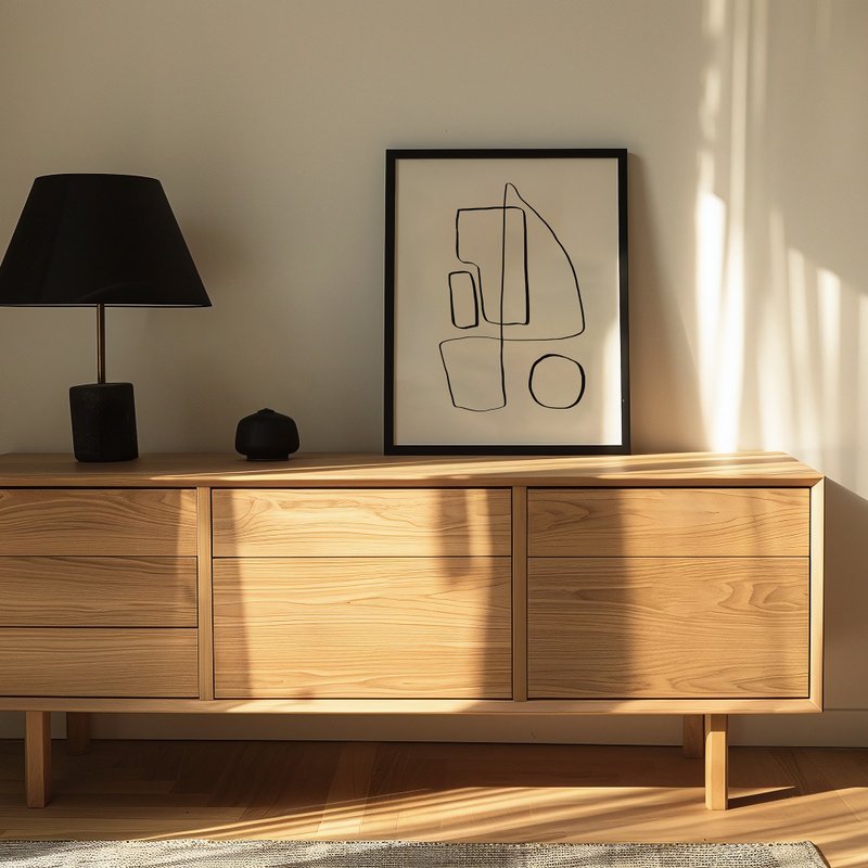 線的語言 現代抽象幾何 掛畫 / 畫芯 海報 無框畫 裝飾畫 - 海報/掛畫 - 紙 