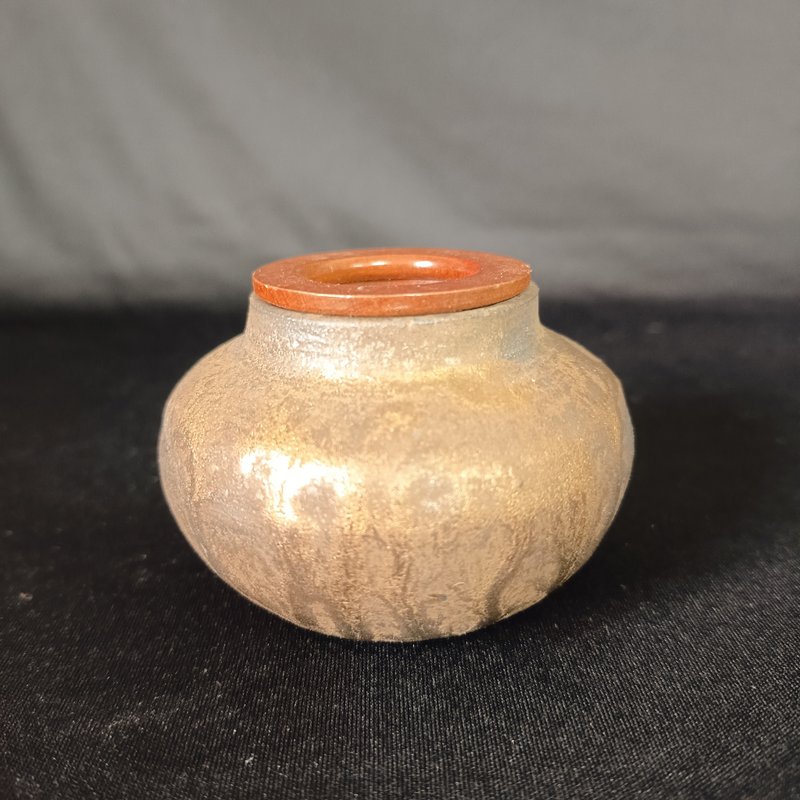 茶葉罐小茶倉香罐香瓶小花瓶小花器飾品收納茶席道具 - 茶壺/茶杯/茶具 - 陶 多色