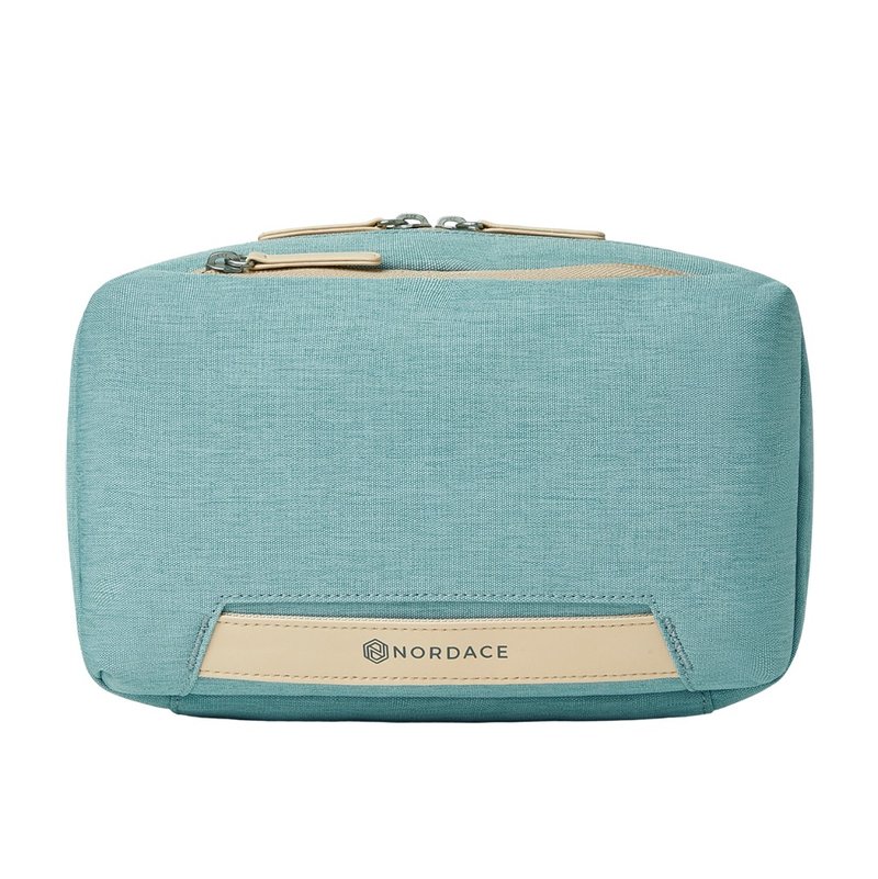 [Storage Magic Weapon] Siena II Aqua Blue Toilet Bag/Travel Storage Bag/Cosmetic Bag/Water Resistant - กระเป๋าเครื่องสำอาง - เส้นใยสังเคราะห์ สีดำ