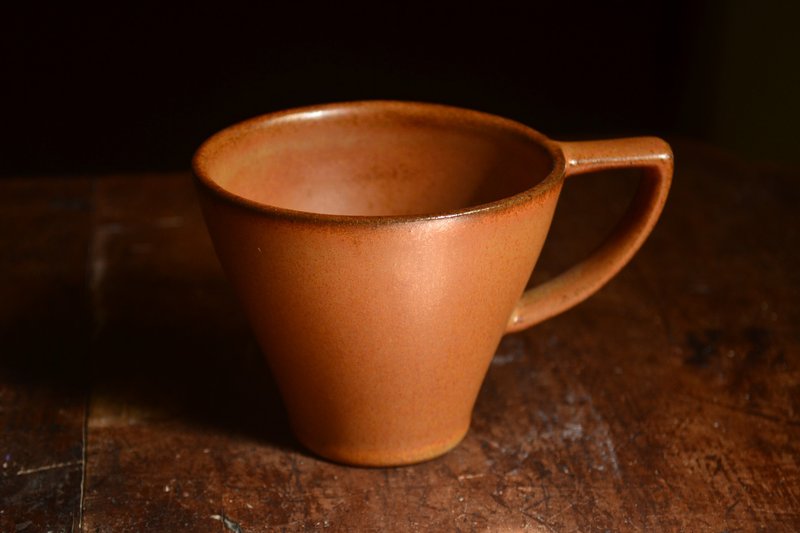 秋豐橘錐形小馬克(限量色) - 咖啡杯/馬克杯 - 瓷 橘色