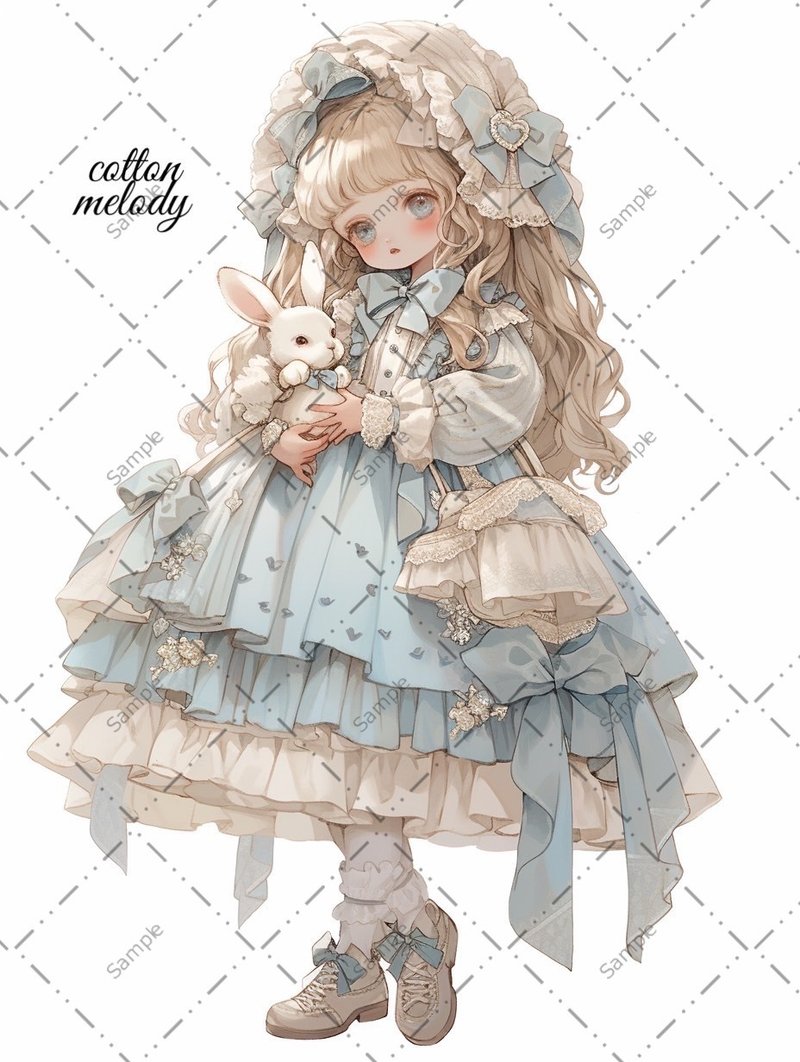 original sticker no.3 人物ステッカー オリジナルステッカー 人物ステッカー 女の子ステッカー オリジナル人物ステッカー - 貼紙 - 紙 