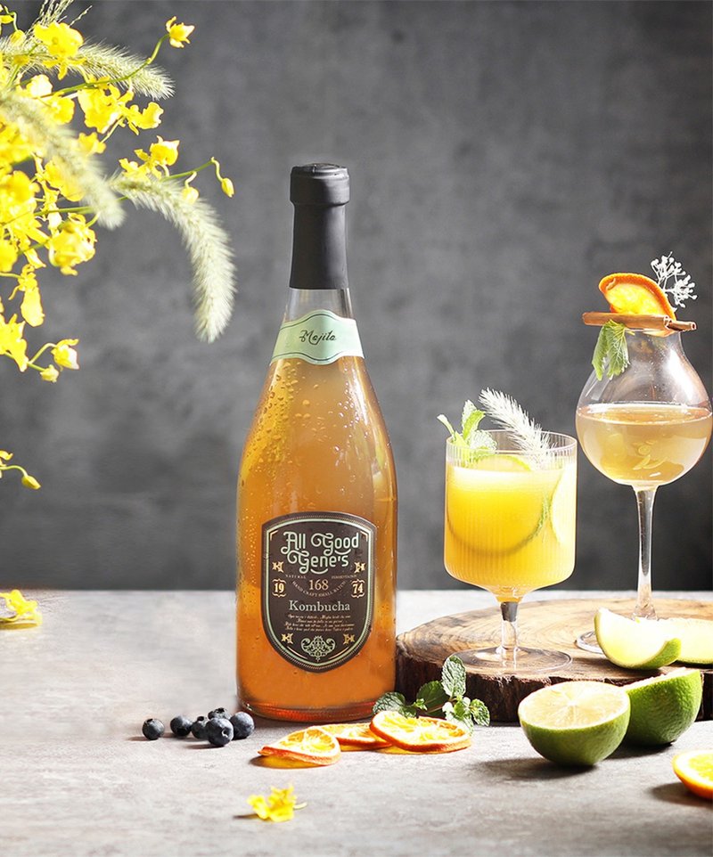 All Good Gene's 陽光檸檬薄荷康普茶 / 750ml Mojito - 養生/保健食品/飲品 - 新鮮食材 