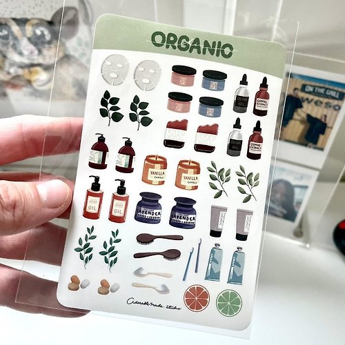 adorablemadeth Planner Sticker : Organic
