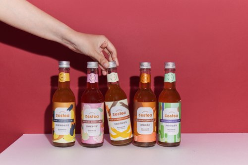Zestea Kombucha Zestea康普茶經典紅茶組 300ML*12瓶(無新增、富含益生菌)
