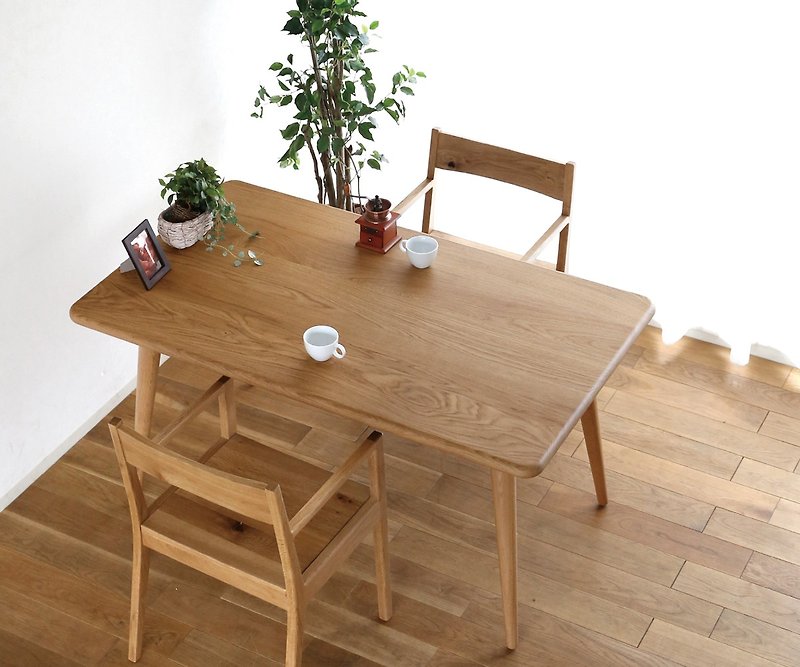 Asahikawa Furniture MUKU Kobo original PRIMORE dining table - โต๊ะอาหาร - ไม้ สีนำ้ตาล