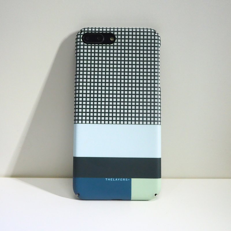 THELAYERS GRAPHIC PRINT - SEAFOAM Phone Case - เคส/ซองมือถือ - พลาสติก สีน้ำเงิน
