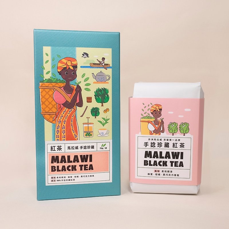 【Hand Twist Collection】| Original black tea leaves 75g - Tea - Other Materials Red