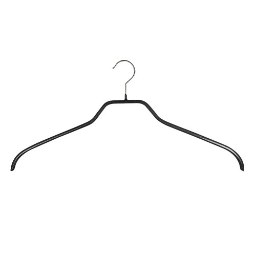 MAWA輕奢衣家 【德國MAWA】時尚簡約止滑無痕衣架42cm(時尚黑/20入)