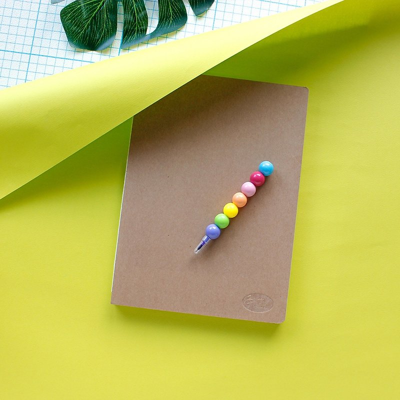 Hand-made / Flip notebook (color inner pages) - สมุดบันทึก/สมุดปฏิทิน - กระดาษ สีกากี