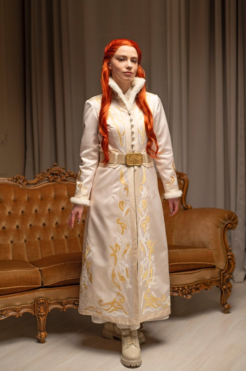 Genya Safin kefta - Shadow and Bone cosplay - 吊帶褲/連身褲 - 其他材質 白色