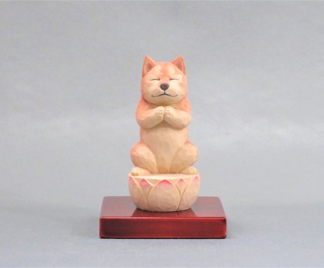 木彫りの犬 あかねの木彫り アヒルと犬 全4種セット （カプセル）【入荷