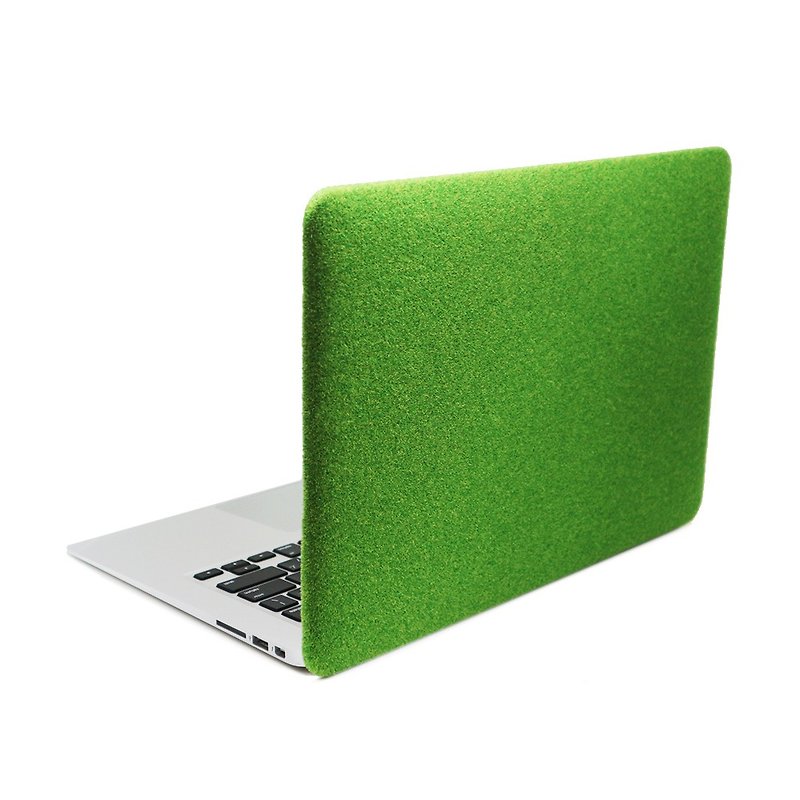 Shibaful MacBook Air 11-inch/13-inch grass back cover [Retina not applicable] - อุปกรณ์เสริมคอมพิวเตอร์ - เส้นใยสังเคราะห์ สีเขียว
