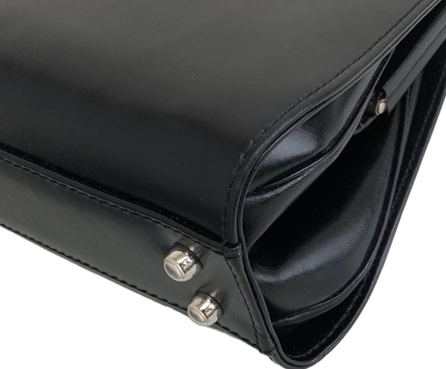 日本直送 名牌中古包 】GUCCI グッチ ハンドバッグ ブラック