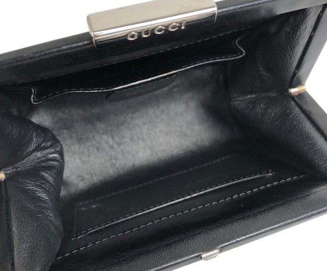 日本直送 名牌中古包 】GUCCI グッチ ハンドバッグ ブラック