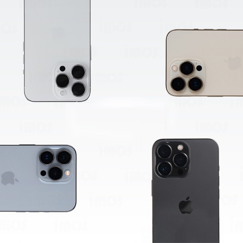 imos iPhone13 Pro /13 Pro Max PVDSS不鏽鋼 藍寶石鏡頭保護鏡 - 手機配件 - 其他材質 多色