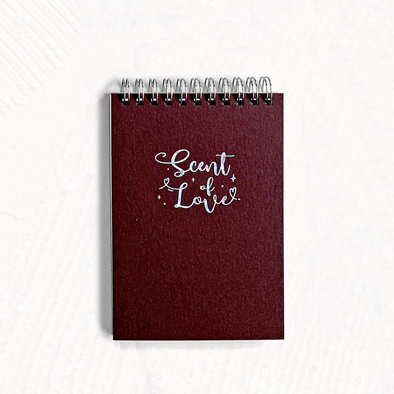 【Scented Notebook】A6-Blue Agava&Cacao Scent - Notebooks & Journals - Paper Red
