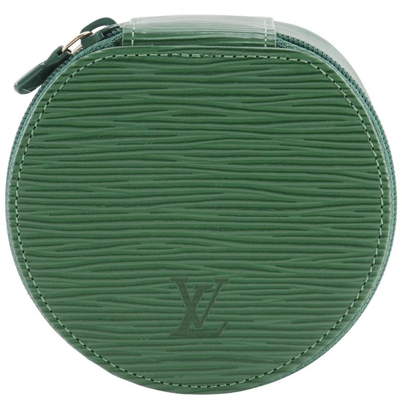 [Direct from Japan] LOUIS VUITTON Ecrin Bijou 12 Other Accessories Jewelry Case Pouch M48204 Epi Leather Borneo Green [Used] - อื่นๆ - หนังแท้ สีเขียว