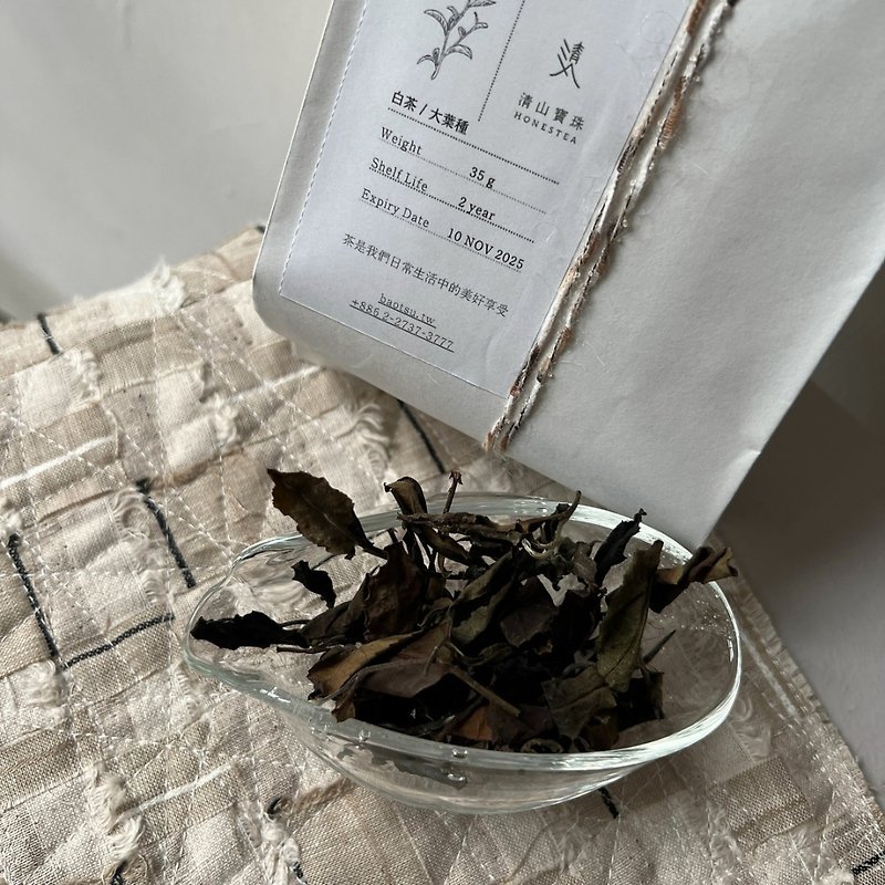 【2019阿薩姆白茶】 / 木質、果香、清甜 - 茶葉/茶包 - 新鮮食材 綠色