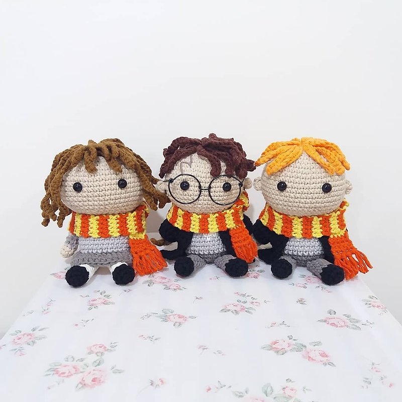 Liport tribute series + rong + wonderful hand crochet - Stuffed Dolls & Figurines - Cotton & Hemp Multicolor