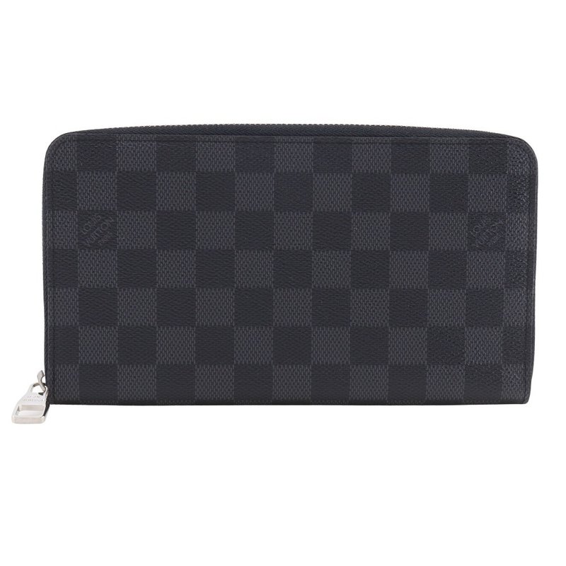 【日本直送】ルイ・ヴィトン LOUIS VUITTON ジッピーオーガナイザー 長財布 トラベルケース N60111 ダミエグラフィット 黒 メンズ【中古】 - 錢包/皮夾/長短夾 - 人造皮革 黑色