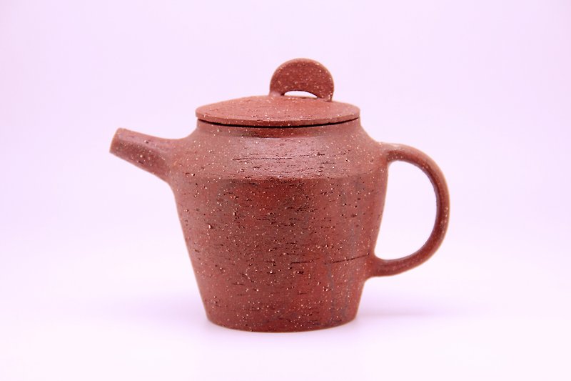赤色系列-手拉坏茶壺  茶具 壺 茶壺 父親節 - 茶壺/茶杯/茶具 - 陶 紅色