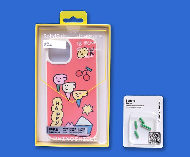 HAPPY Collection/ Rhino Shield Solidsuit Phone Case - สตูดิโอ noii noii  เคส/ซองมือถือ - Pinkoi