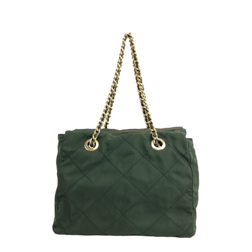 PRADA ショルダーバッグ ナイロン カーキ 日本直送 名牌中古包 】PRADA プラダ ショルダーバッグ カーキ