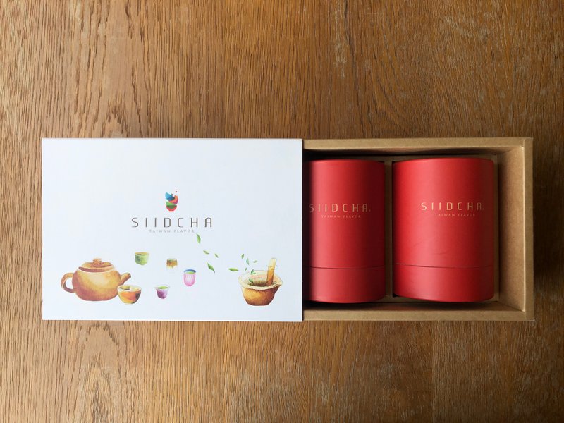 SIID CHA Gift Set (High Mountain Oolong Tea X Oriental Beauty Oolong Tea) - ชา - วัสดุอื่นๆ หลากหลายสี