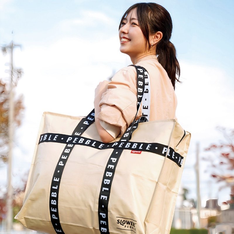 [Japan SLOWER] 6045 large size 40L PP woven storage bag (three colors available) - กล่องเก็บของ - ไนลอน 