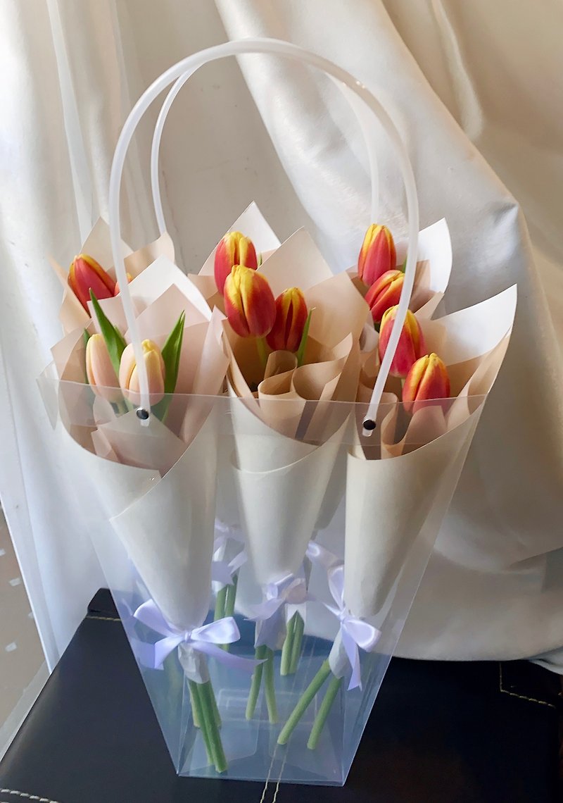 Double Tulip Cone Flower Bunch is only available for Double North Express - Plants - Plants & Flowers Pink