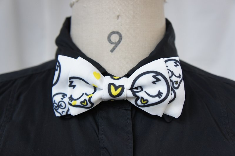 Bow tie / Yomi-chan bow tie Nomi-chan - Ties & Tie Clips - Polyester Yellow