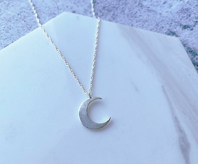 【New Moon Talk】925 Sterling Silver·Mystery·Moon Necklace