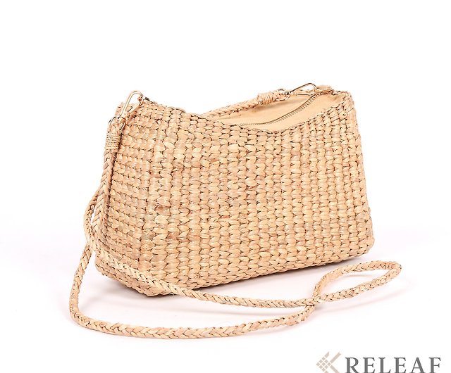 Small Straw Crossbody Bag  Woven Handbag Fashion - By Releaf