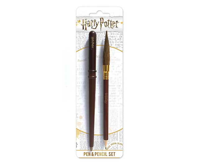 Perfect Christmas Gift】Harry Potter Wand & Broom Pen and Pencil Set - Shop  Pyramid Branded Zone Ballpoint & Gel Pens - Pinkoi