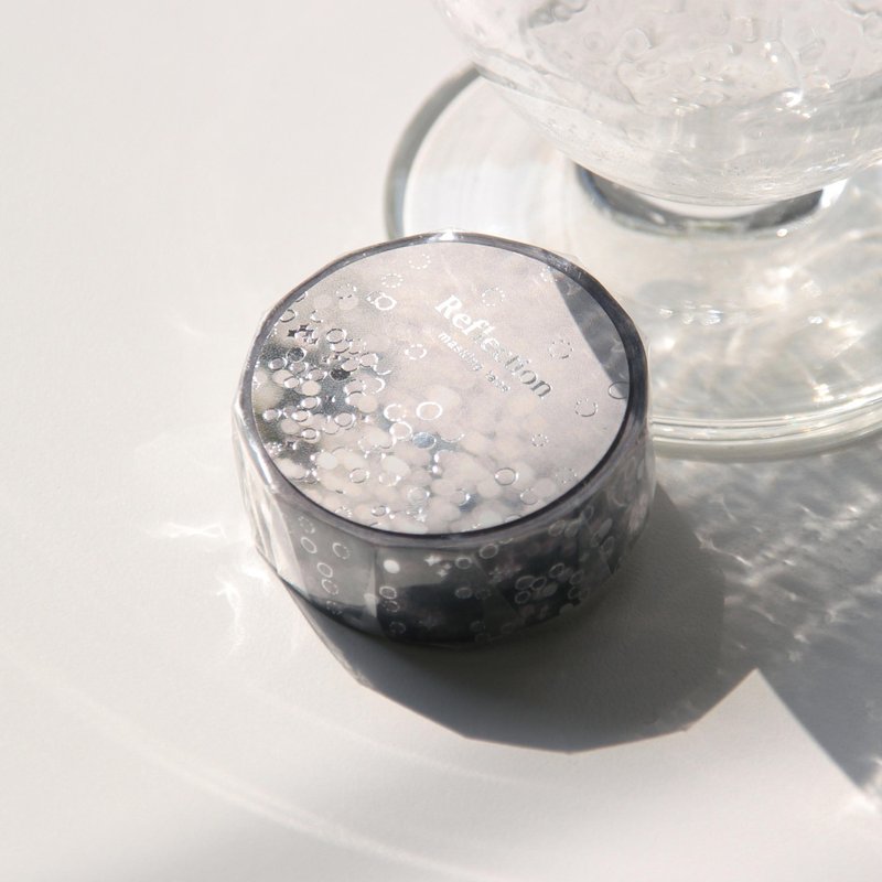 Reflection 1 Silver Foil Masking Tape - 紙膠帶/和紙/PET - 紙 銀色