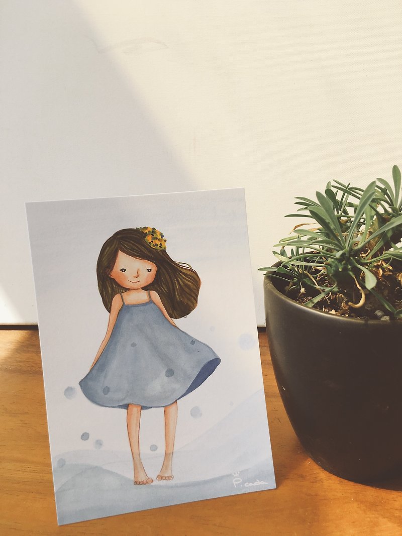 Story Postcard-Princess Kada Series-Summer Sea - Cards & Postcards - Paper Multicolor