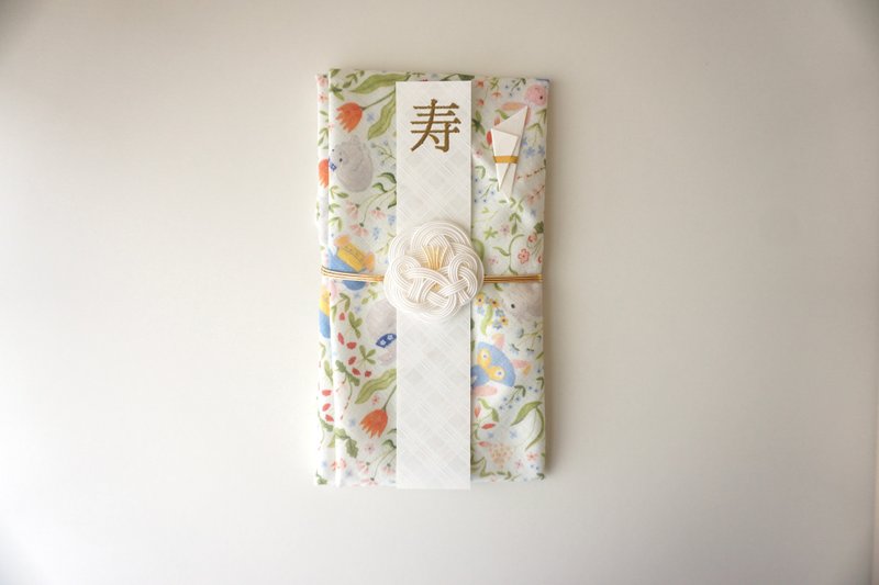 Gentle field gift bag - Chinese New Year - Cotton & Hemp White