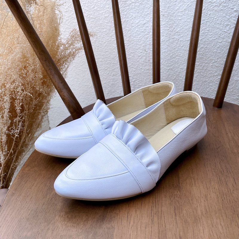 Proposal for Constellation / Cancer - Women's Casual Shoes - Genuine Leather White