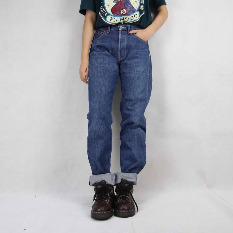 Tsubasa.Y Ancient House 012 Levi's primary color vintage denim trousers, Denim denim trousers - Women's Pants - Other Materials 