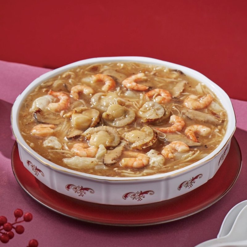 (預購)【錦霞樓】經典海鮮羹禮盒-600g(固形物225g)/2入 - 其他 - 其他材質 紅色