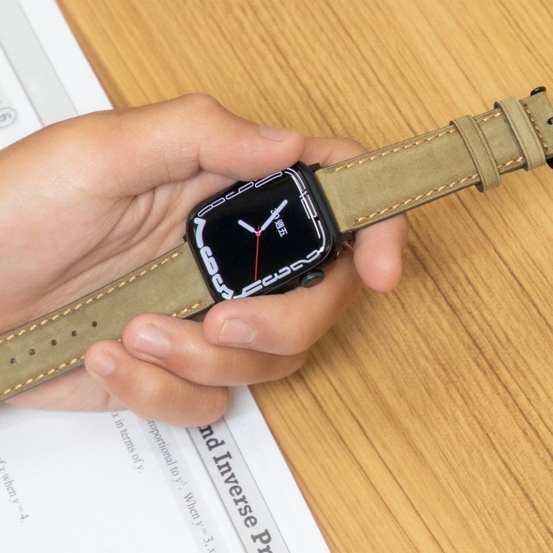 Torrii Apple Watch 錶帶 LUNA 真皮系列 - 合桃色 - 錶帶 - 真皮 