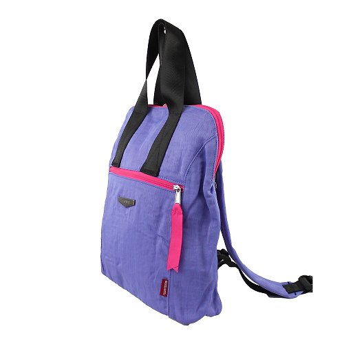AMINAH 紫色提背兩用包 BODYSAC《b651》