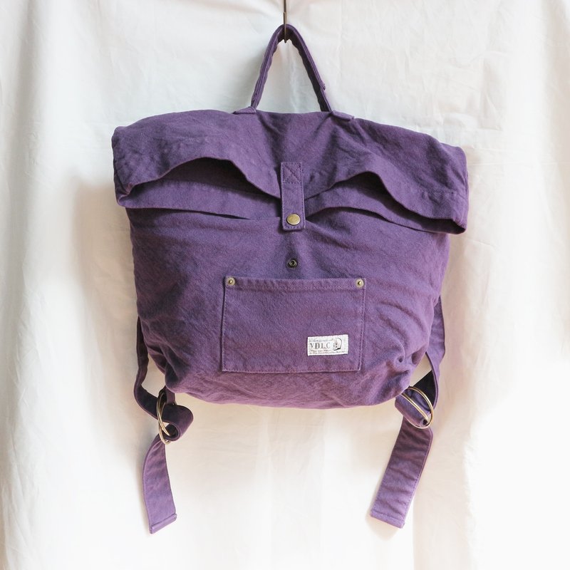 NEW Work Backpack [2024 Autumn/Winter Limited Edition Color: Pansy] (VC-27) - Backpacks - Cotton & Hemp Purple