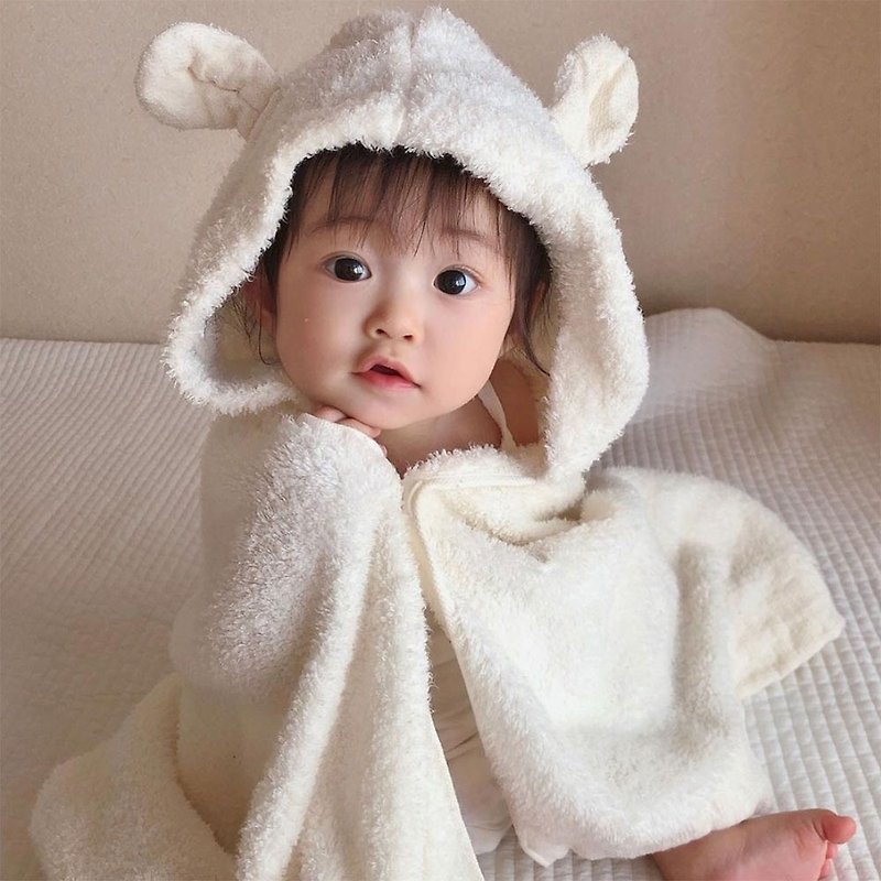 【kontex】Japanese Imabari hooded towel/bath towel Chouette series rabbit style - Other - Cotton & Hemp Multicolor
