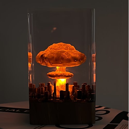 一介空間 奧本海默原子彈爆炸場景|創意手工裝飾燈