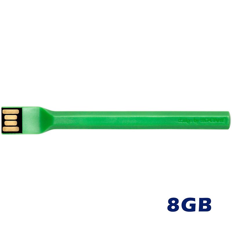 BIG-GAME PEN 8GB USB 記憶棒 隨身碟 (淺綠色) - USB 手指 - 塑膠 綠色