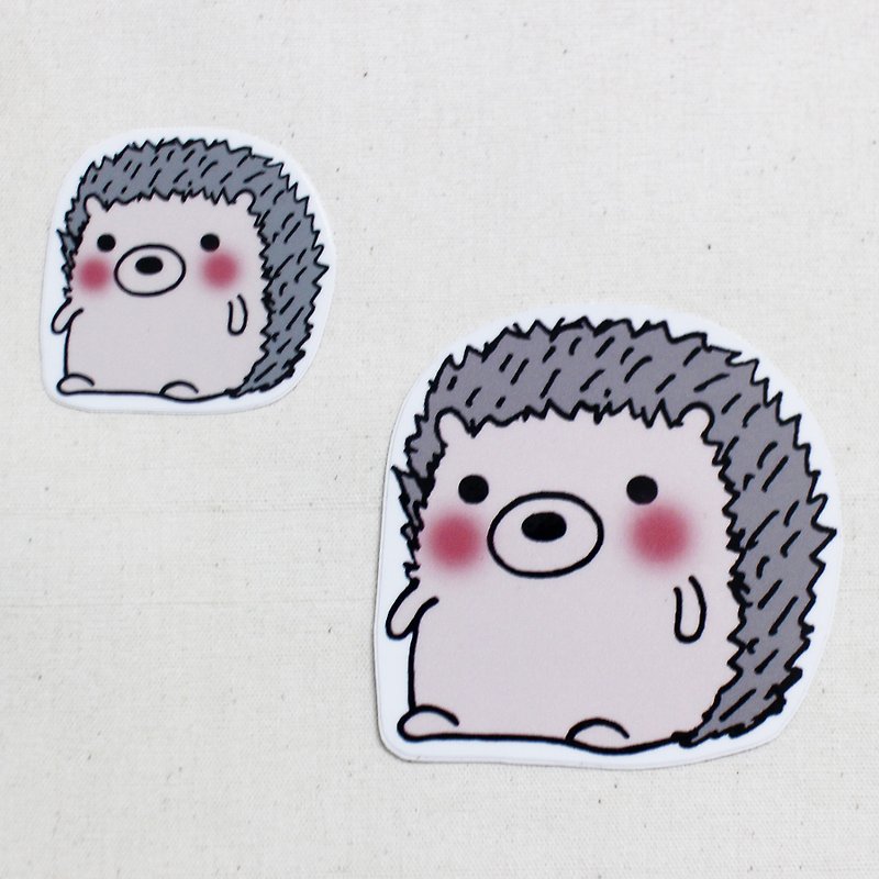 Waterproof Sticker_Little Hedgehog 04 - สติกเกอร์ - วัสดุกันนำ้ 