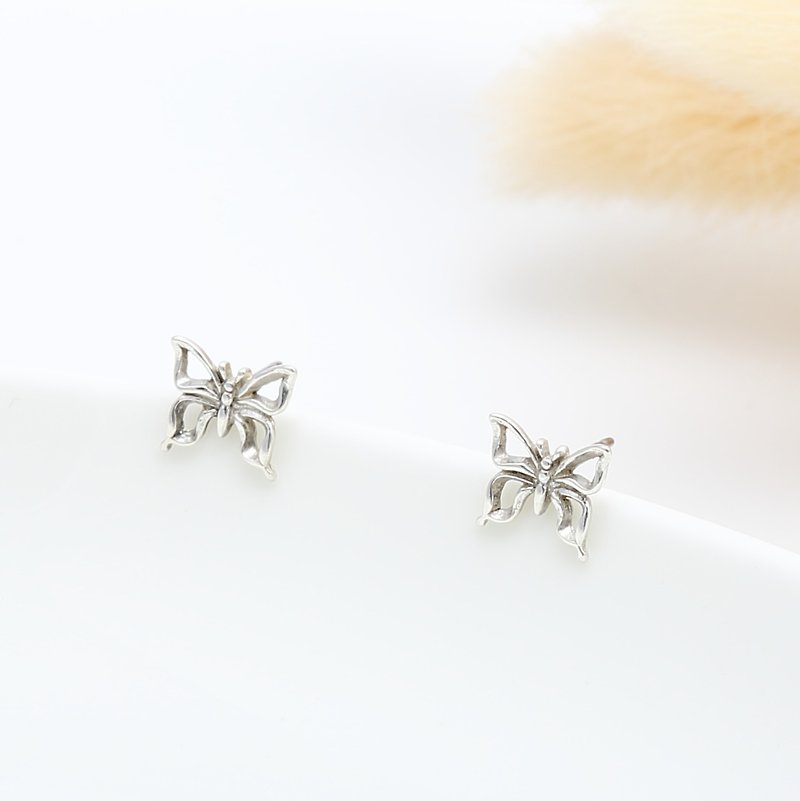 Butterfly String s925 sterling silver earrings Valentine&#x27;s Day Birthday gift