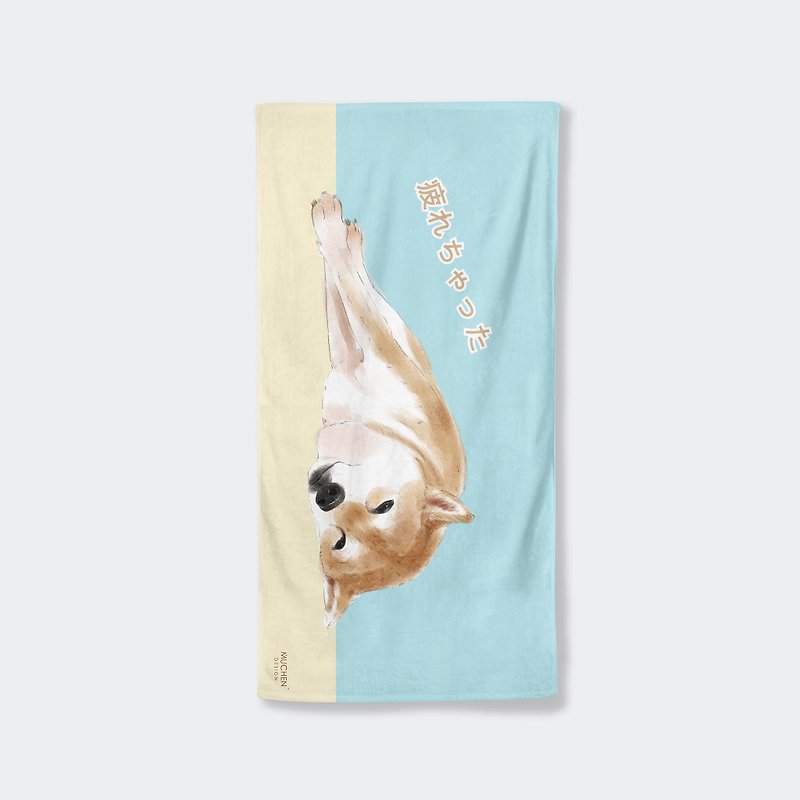 Waste wood life - bath towel blanket - Towels - Carbon Fiber Multicolor