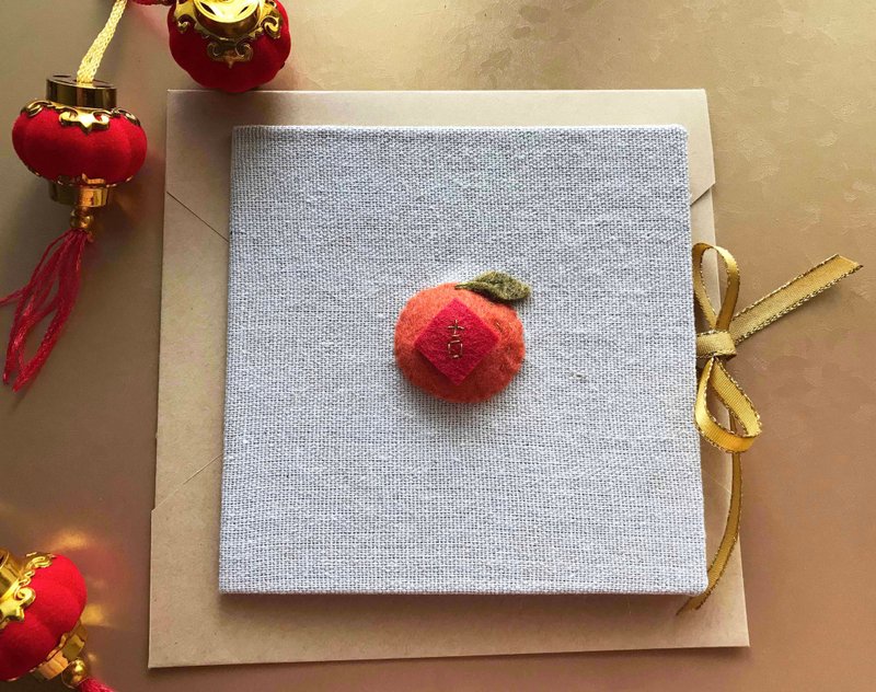 諸事大吉 | 手工卡片 | 賀年卡 | Handmade  New Year's card金色 - 卡片/明信片 - 其他材質 多色